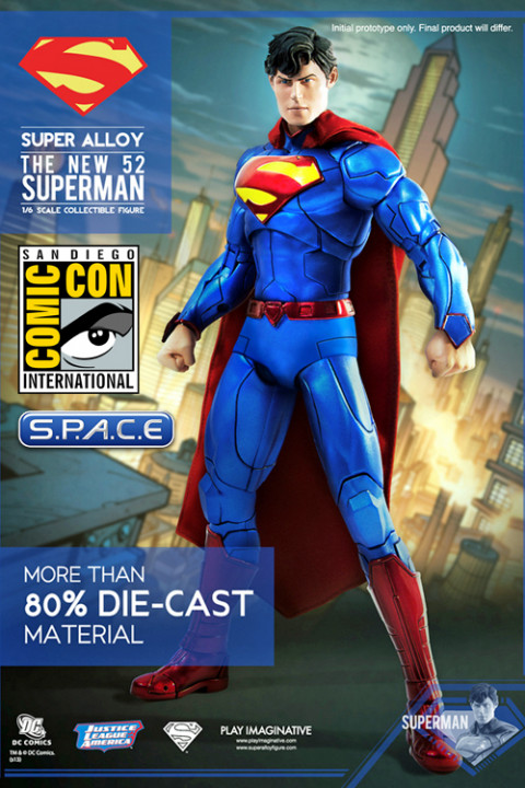 1/6 Scale The New 52 Superman SDCC 2013 Exclusive (Super Alloy)