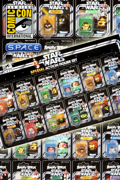 Star Wars Angry Birds Vintage Packaging Set SDCC 2013 Exclusive