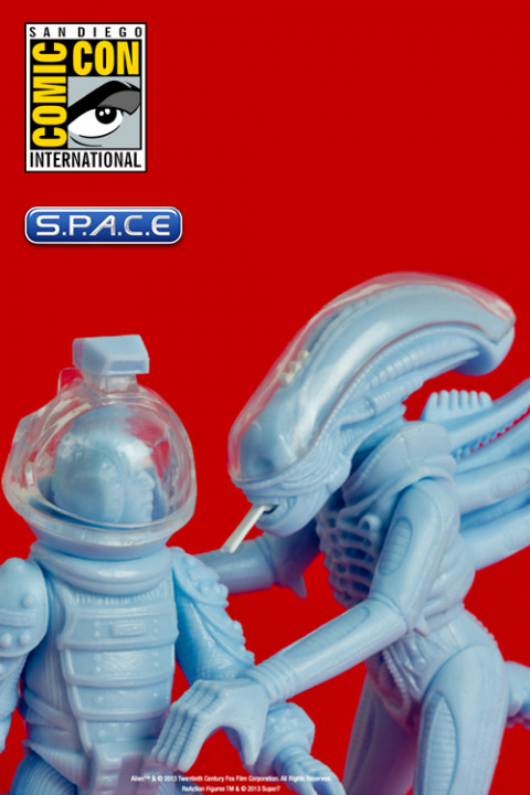 Alien Reaction Figure 2-Pack Discovered Sales Samples SDCC 2013 Exclusive