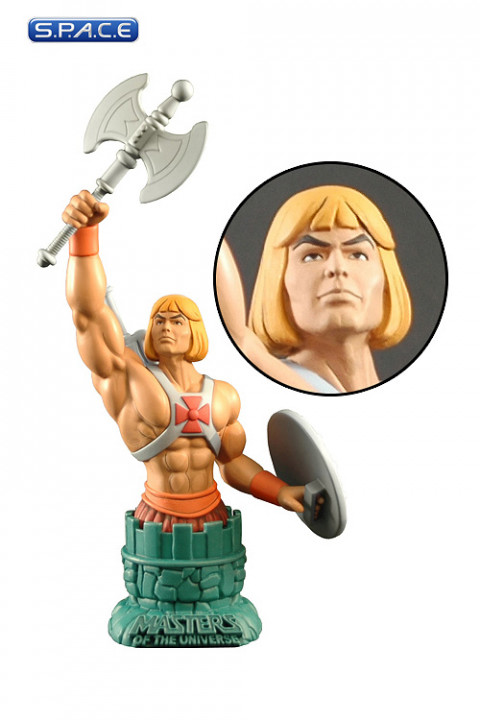 He-Man Filmation Bust Paperweight SDCC 2013 Exclusive (Masters of the Universe)