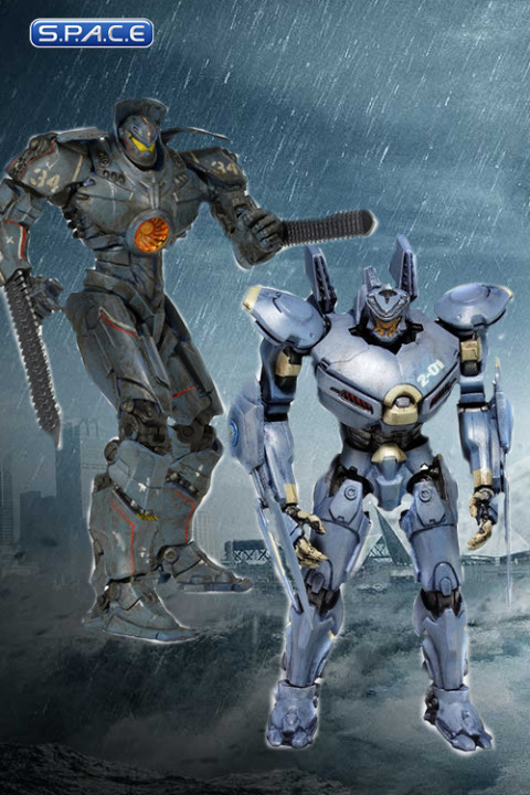 Set of 2: Striker Eureka and Battle Damage Gipsy Danger (Pacific Rim Series 2)