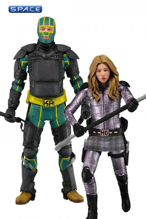 Set of 2: Armored KA and Hit-Girl (Kick-Ass 2 Series 2)