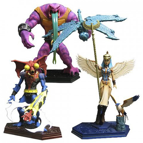 3er Komplettsatz: MOTU 6 Mini-Statues Series 3