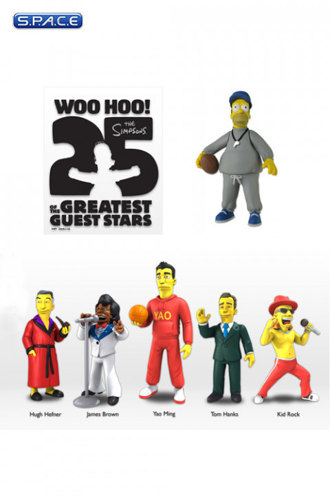 Complete Set of 6: Greatest Guest Stars Series 1 (The Simpsons 25th Anniversary)