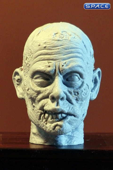 1/6 Scale Zombie Head Ruddy (unpainted)