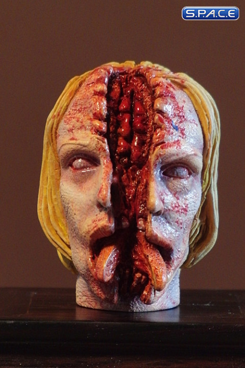 1/6 Scale Zombie Head Two Face Sally (professional paint)