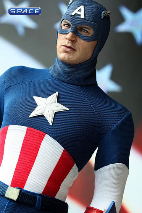 1/6 Scale Captain America - Star Spangled Man Version 2013 Toy Fairs Exclusive MMS205 (Captain America)