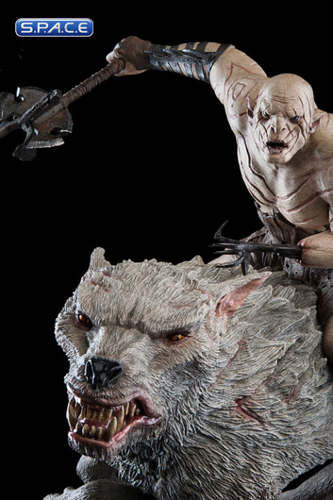 Azog the Defiler on Warg Statue (The Hobbit: An Unexpected Journey)