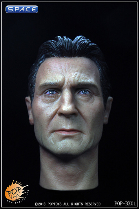 1/6 Scale Navy Captains Head (Liam Neeson)