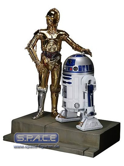 1/7 Scale R2-D2 & C-3PO Snap Fit Model Kit (ANH)