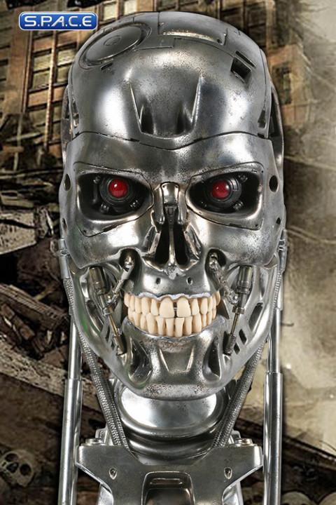 1:1 T-800 Endoskeleton Combat Veteran Life-Size Bust (Terminator 2)