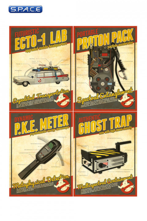 Ghostbusters Tech Poster Set