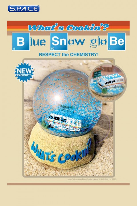 Blue Crystal Snow Globe Respect the Chemistry