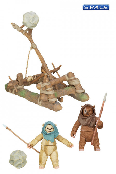 Ewok Assault Catapult Pack Exclusive (Star Wars Vintage Collection)