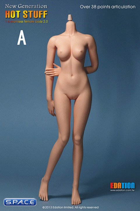 1/6 Scale Hot Stuff Seamless Female Body 2.0A (Pale)