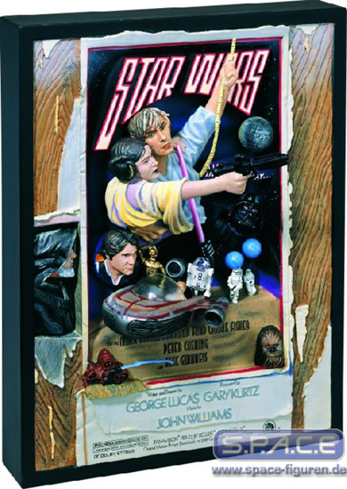 A New Hope Style D Movie Poster Collectible Sculpture