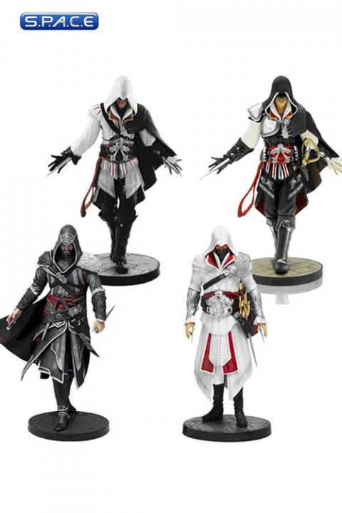 Ezio Auditore: Complete Figurine Set 4-Pack (Assassins Creed)