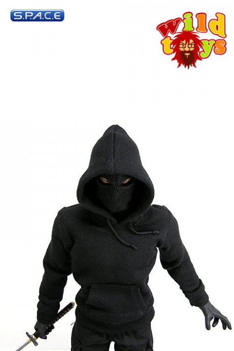 1/6 Scale Hoodie Series 2 - Black (WT-07A)