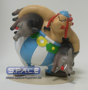 Oblix et les sangliers Mini Statue (Asterix)