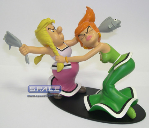 Bonemine et la femme dAgecanonix Mini Statue (Asterix)