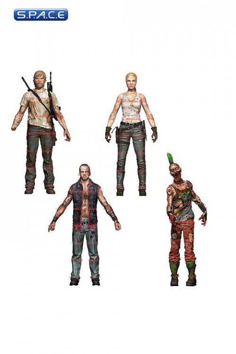 4er Komplettsatz: The Walking Dead Comic Version Series 3