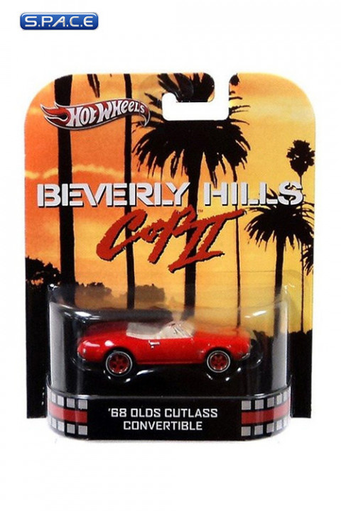 1:64 68 Olds Cutlass Convertible Hot Wheels X8900 Retro Entertainment (Beverly Hills Cop II)