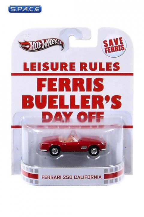 1:64 Ferrari 250 California Hot Wheels X8901 Retro Entertainment (Ferris Buellers Day Off)