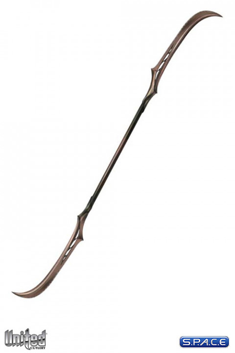 1:1 Mirkwood Double-Bladed Polearm Life-Size Replica (The Hobbit)