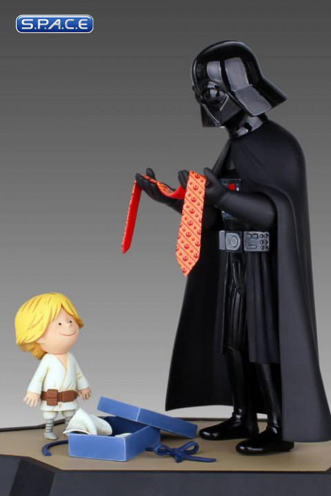 Darth Vader and Son Maquette with Book (Star Wars)