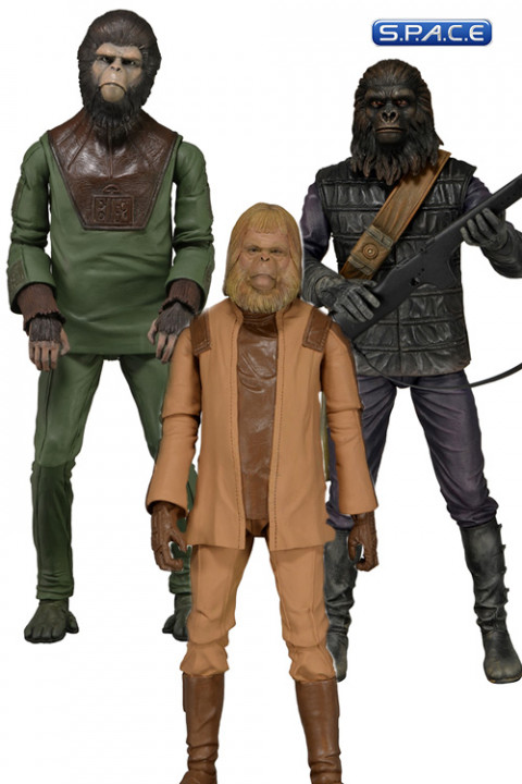 Complete Set of 3: Planet of the Apes Classic Series 1