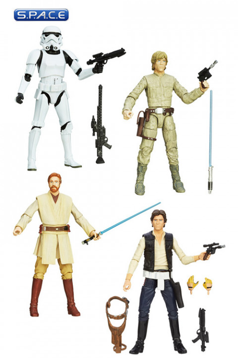 Case of 4: 6 The Black Series Wave 3 Assortment (Star Wars)
