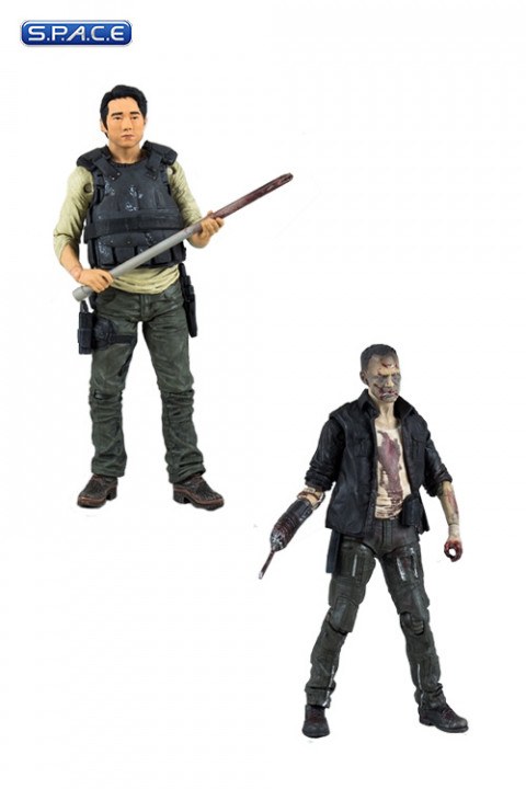 Set of 2: Glenn & Merle Walker (The Walking Dead TV Series 5)