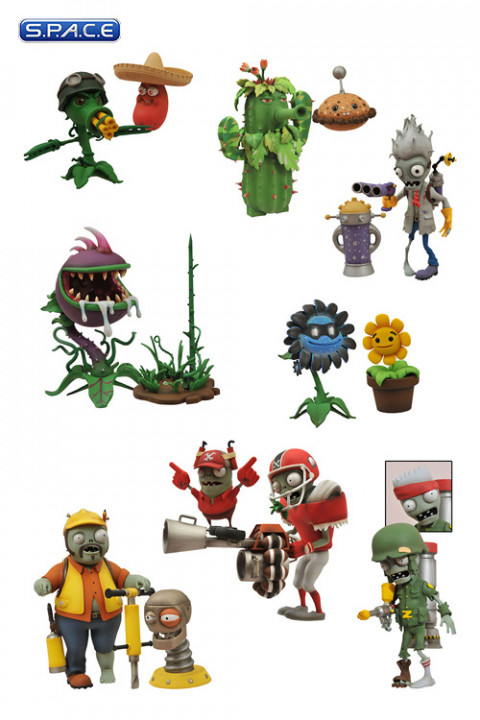 Complete Set of 4 Garden Warfare Select (Plants vs. Zombies)