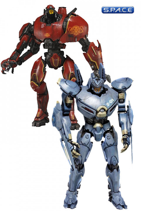 Set of 2: Crimson Typhoon and Striker Eureka - The Essential Jaegers (Pacific Rim)