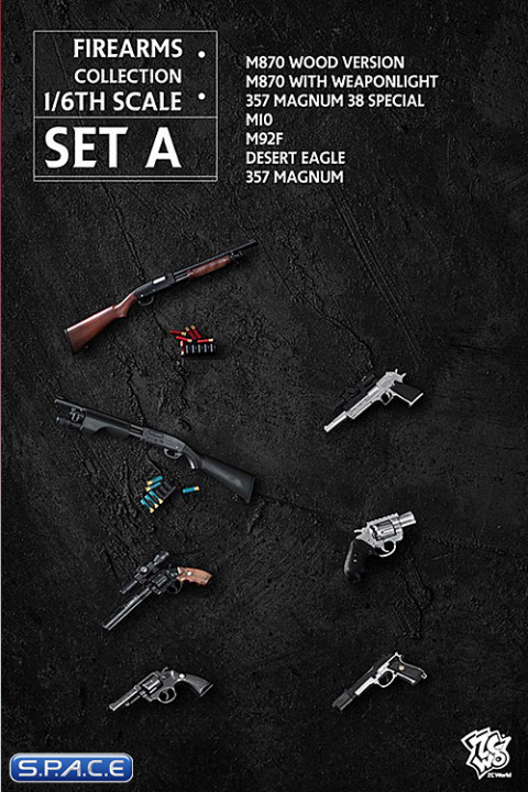 1/6 Scale Fire Arms Collection - Set A