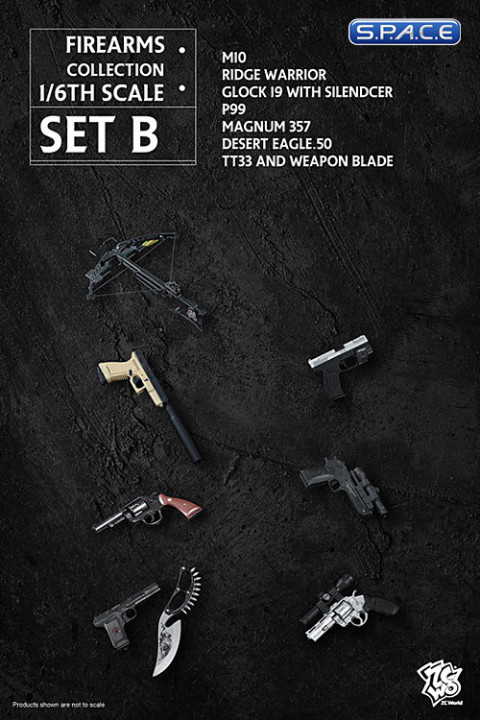 1/6 Scale Fire Arms Collection - Set B