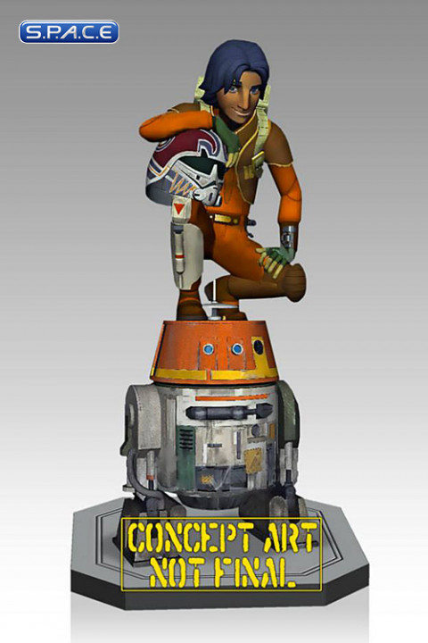 Ezra and Chopper Maquette (Star Wars Rebels)