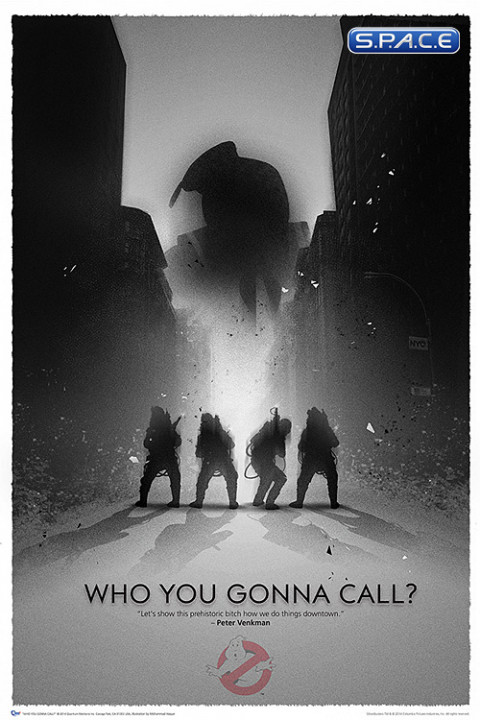 Ghostbusters Who You Gonna Call Poster (Ghostbusters)