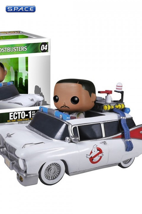 Ecto-1 & Winston Zeddmore Pop! Rides #04 Vinyl Figure (Ghostbusters)