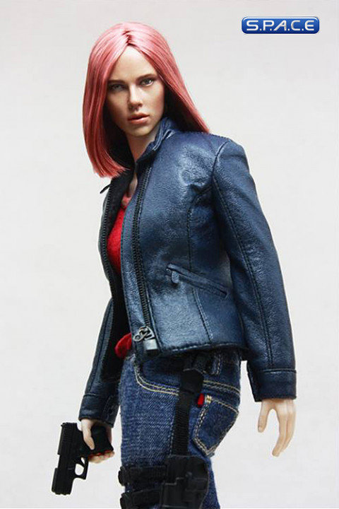 1/6 Scale Female Agent Plainclothes Leather Dress Suit