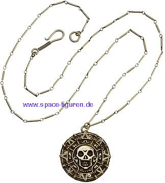 1:1 Cursed Aztec Gold Coin Necklace Replica (Pirates of the Caribbean)