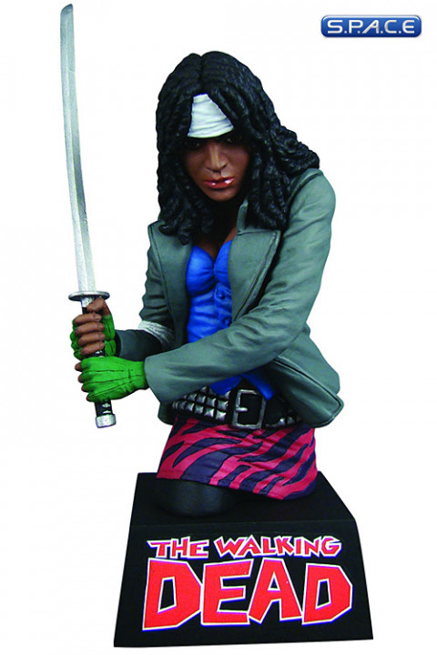 Michonne Bust Bank (The Walking Dead)