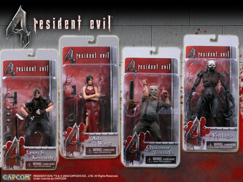 Complete Set of 4: Resident Evil 4 Series 1