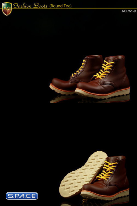 1/6 Scale Fashion Boots S3 - Dark Brown