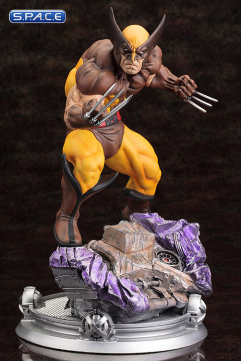 Wolverine Brown Costume Danger Room Sessions Fine Art Statue (Marvel)