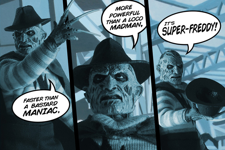 Super Freddy Figural Doll SDCC 2014 Exclusive (Nightmare on Elm Street 5 - The Dream Child)