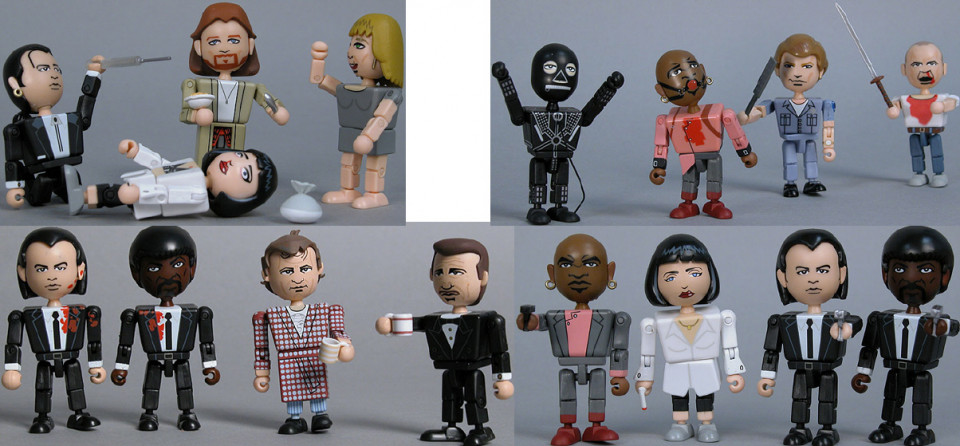 4er Komplettsatz : Pulp Fiction GEOMS