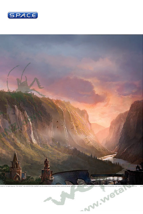 Dawn Counsel at Rivendell Art Print (The Hobbit)