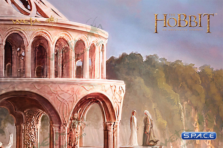 Dawn Counsel at Rivendell Art Print (The Hobbit)