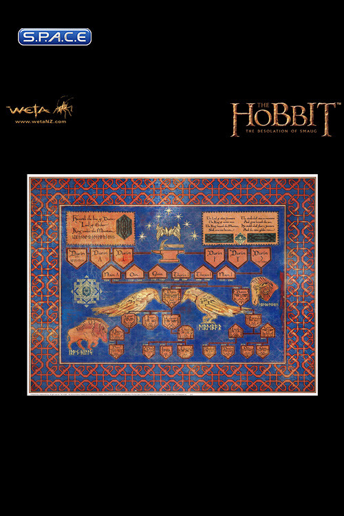 Lineage of Durin Art Print (The Hobbit)